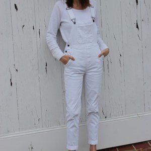 French Connection White Overalls